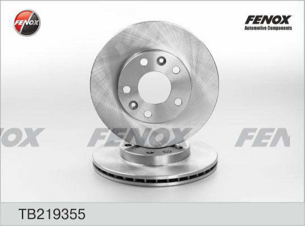 FENOX TB219355 Диск тормозной | перед прав/лев |