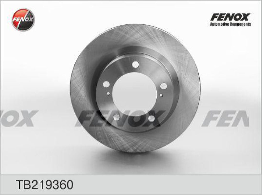 FENOX TB219360 Диск тормозной | перед прав/лев |