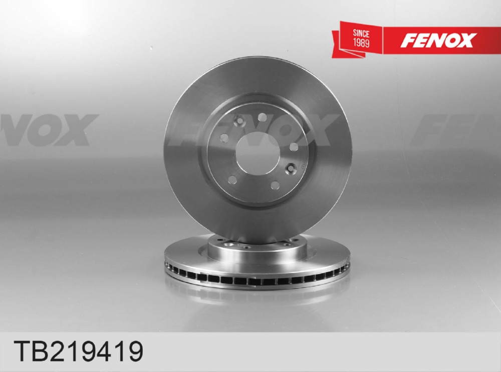 FENOX TB219419 Диск тормозной | перед прав/лев |