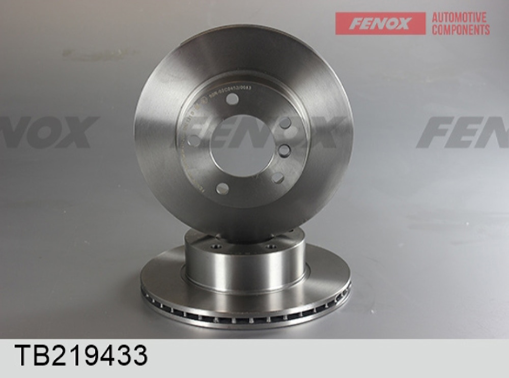 FENOX TB219433 Диск тормозной BMW 1 (E81,E87)