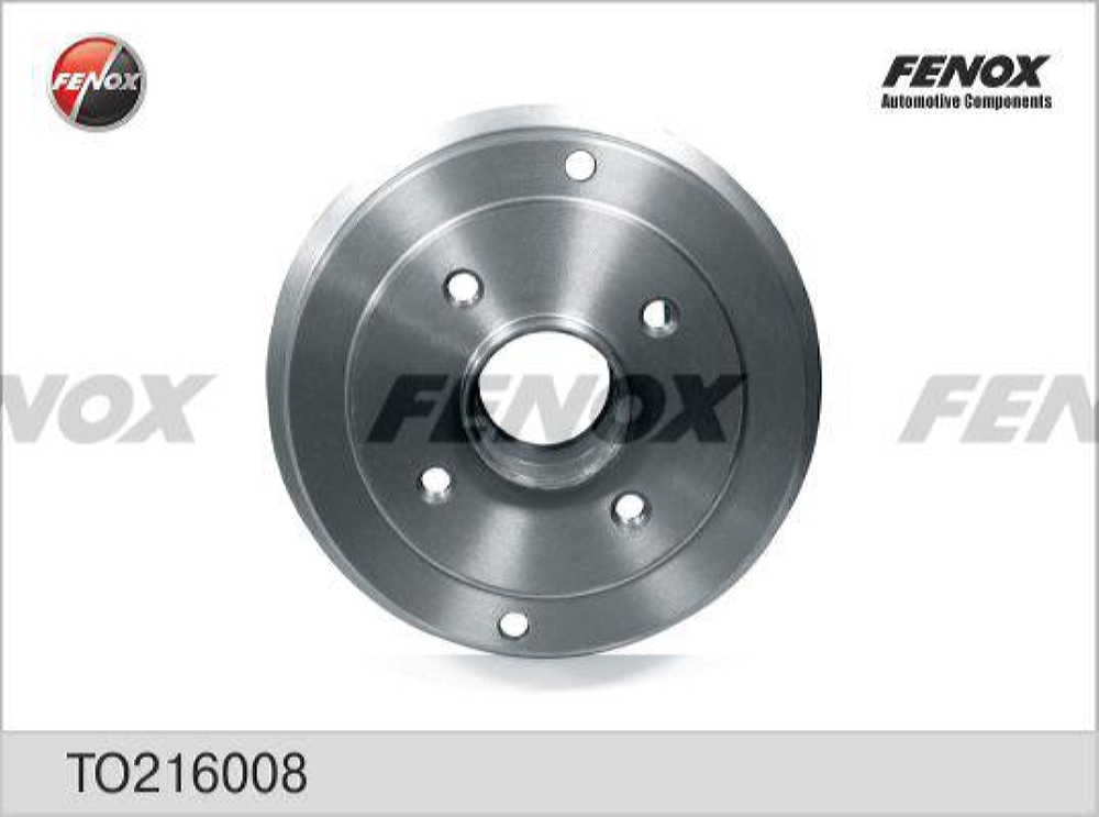 FENOX TO216008 Барабан тормозной Renault Logan 04-, Logan MCV 07-, Sandero 08-, Clio II 01-, Thalia 00-
