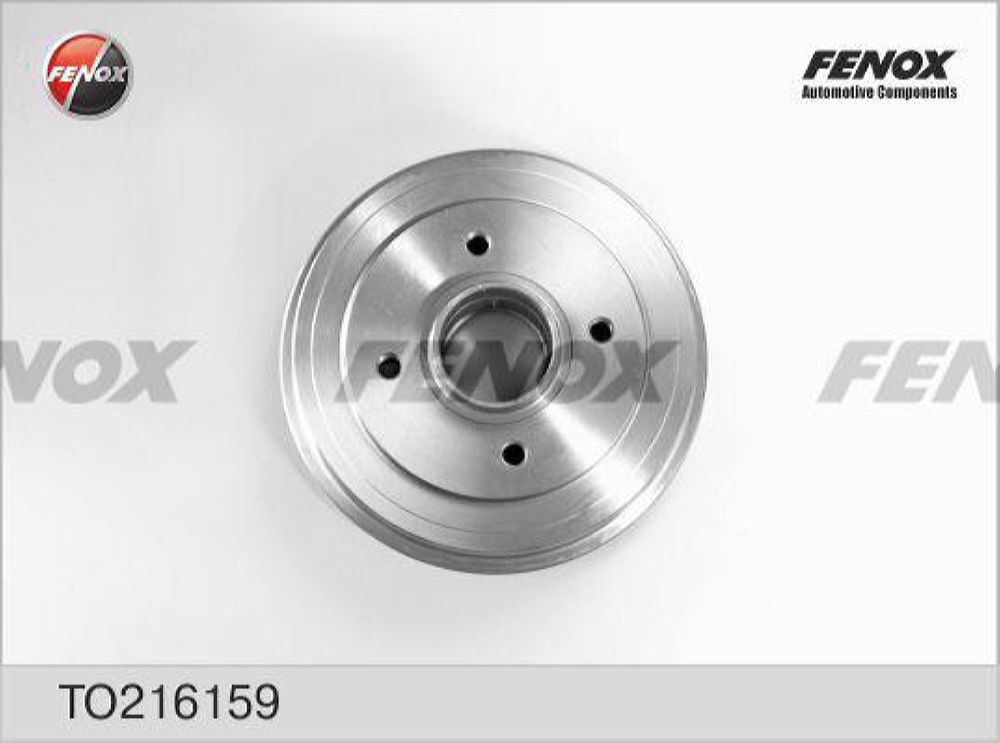 FENOX TO216159 Барабан тормозной | зад прав/лев |