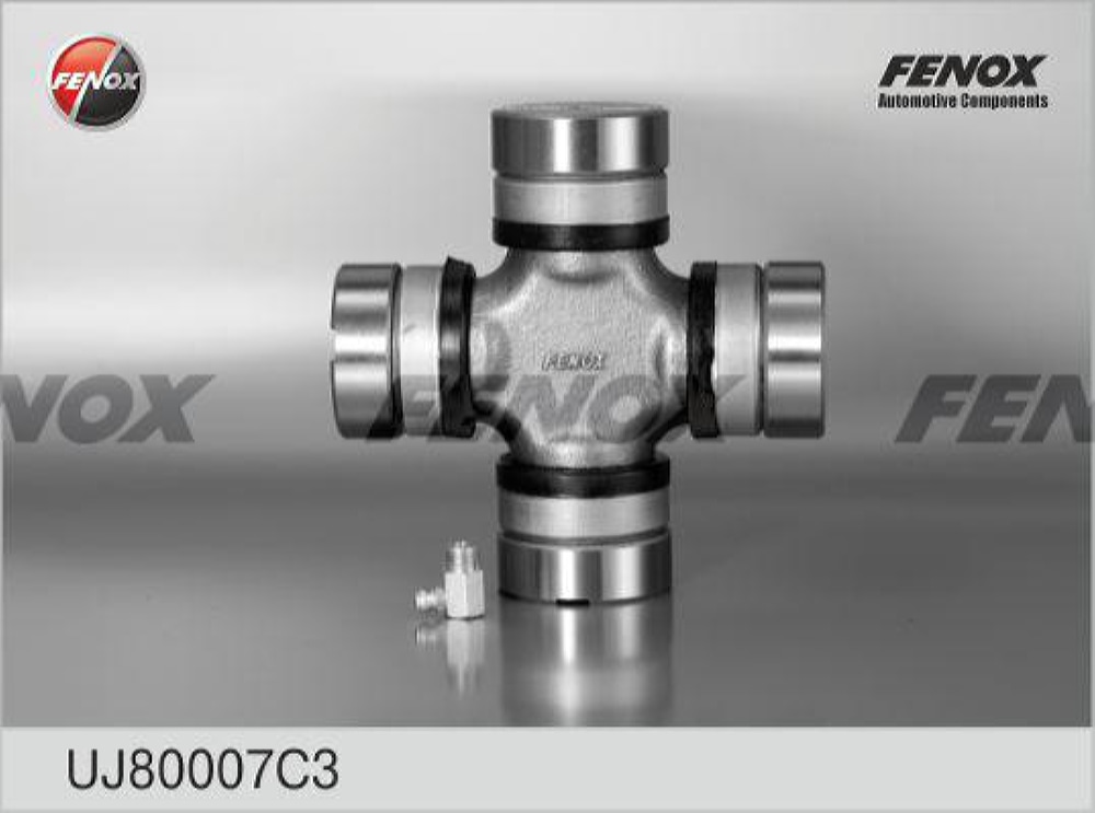 FENOX UJ80007C3 Крестовина карданного шарнира КАМАЗ, ЗИЛ, УРАЛ, МАЗ, ЛАЗ, ЛиАЗ, IKARUS, К-701 (Редуктор-КПП), (погру