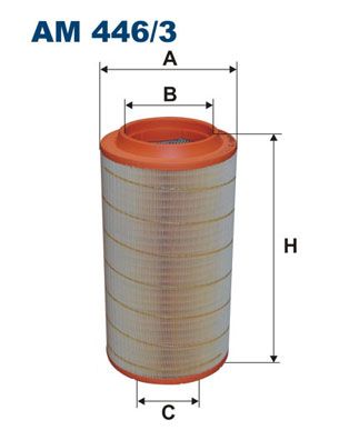 FILTRON AM4463 Фильтр воздушный man tga 2000-