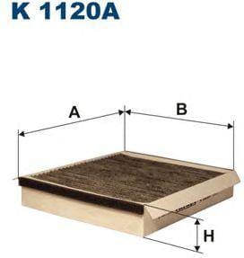 FILTRON K1120A Фильтр салона [угольный]