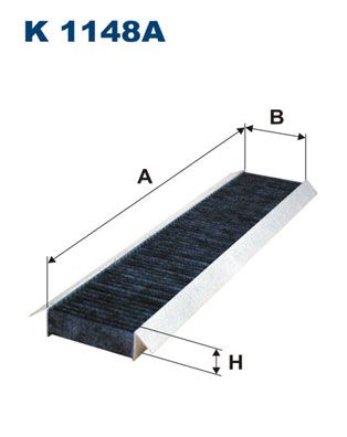 FILTRON K1148A Фильтр салонный угольный