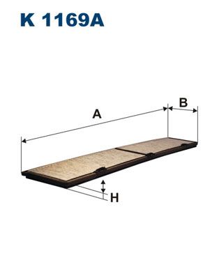 FILTRON K1169A Фильтр салонный угольный