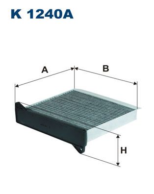 FILTRON K1240A Фильтр салонный угольный