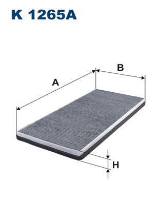 FILTRON K1265A Фильтр салонный угольный