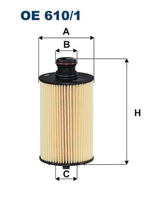 FILTRON OE6101 Фильтр масляный sy reyxton 13- action 12- rod 2.0 2.2xdi