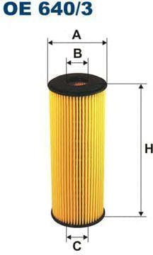 FILTRON OE6403 Фильтр масляный mercedes 200-320 w124.202.203.210 140 463