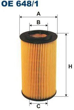 FILTRON OE6481 Фильтр масляный OPEL VECTRA B/OMEGA B