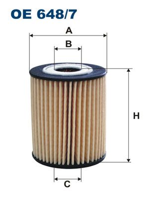 FILTRON OE6487 Фильтр масляный [картридж]
