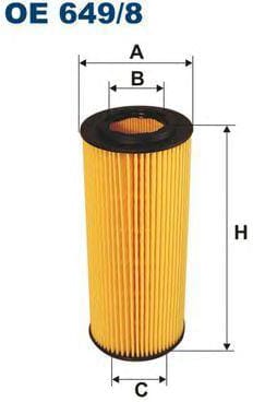 FILTRON OE6498 Фильтр масляный bmw 330d e46 525d 530d 535d e60 730d e65 3.0d x3 x5