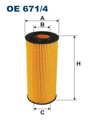 FILTRON OE6714 Фильтр масляный AUDI A4/A5/A6/A8/Q5 2.4-3.2 04-