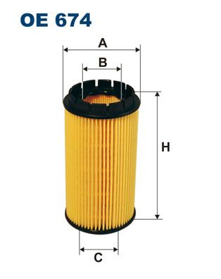 FILTRON OE674 Фильтр масляный
