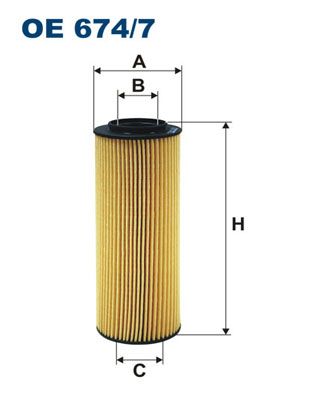 FILTRON OE6747 Фильтр масляный hyundai ix55 3.0crdi