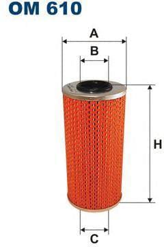 FILTRON OM610 Фильтр масляный