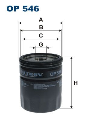 FILTRON OP546 Фильтр масляный