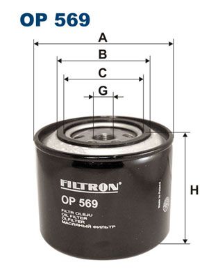 FILTRON OP569 Фильтр масляный