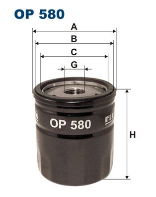 FILTRON OP580 Фильтр масляный