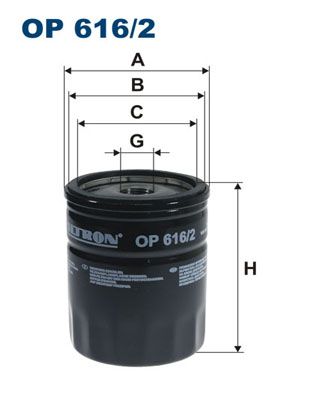 FILTRON OP6162 Фильтр масляный
