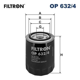 FILTRON OP6324 Фильтр масляный hyundai h1 starex terracan kia carnival pregio 2.5-2.9crdi