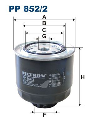 FILTRON PP8522 Фильтр топливный MITSUBISHI L200 2.5DI-D 05-