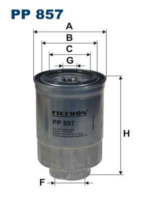 FILTRON PP857 Фильтр топливный