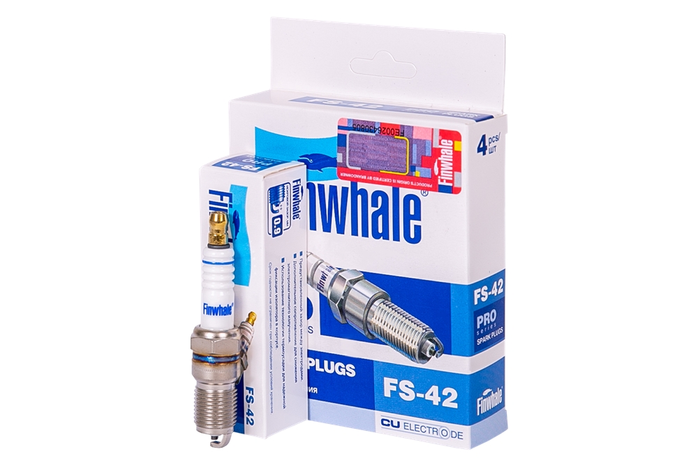 FINWHALE FS42 Свеча зажигания  (комплект 4шт.) FS-42