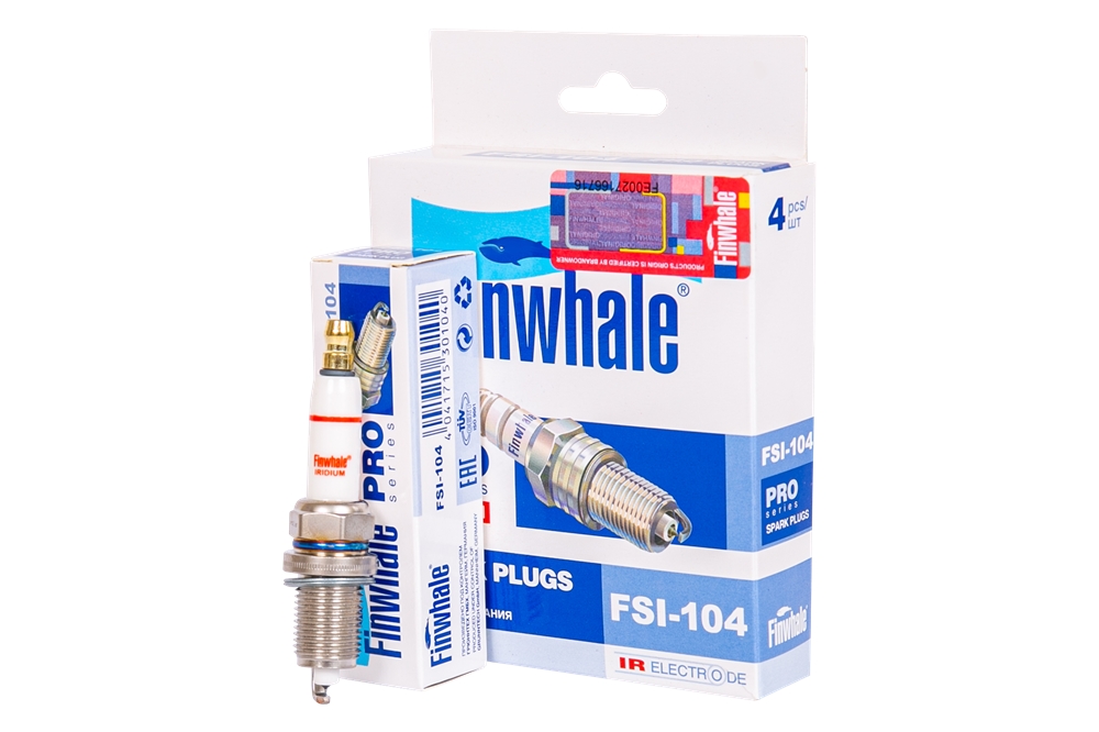 FINWHALE FSI104 Свеча зажигания IRIDIUM