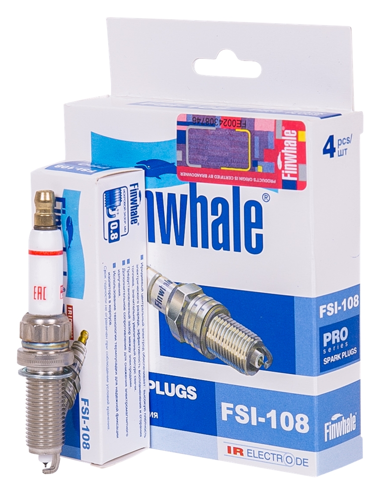 FINWHALE FSI108 Свеча зажигания IRIDIUM