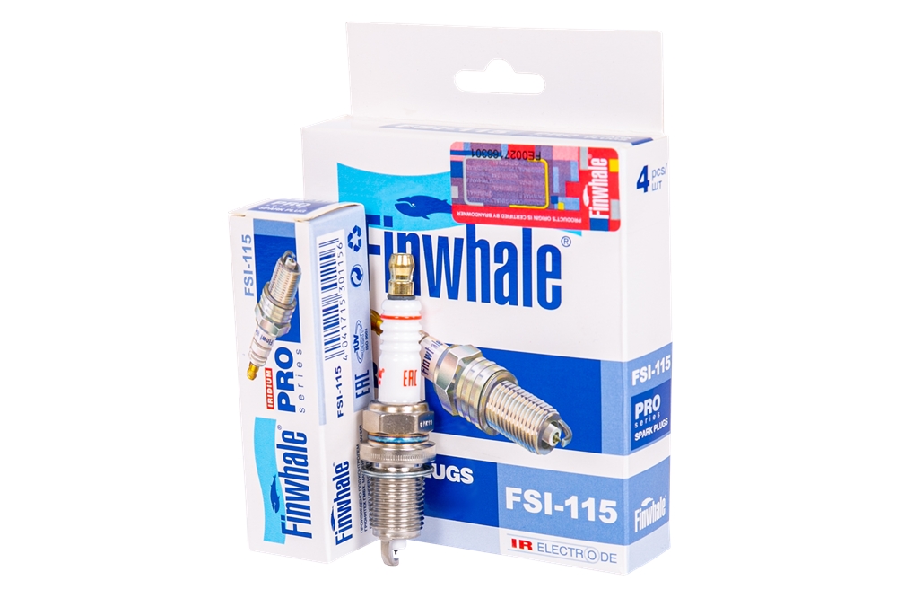 FINWHALE FSI115 Свеча зажигания  (комплект 4шт.) FSI-115