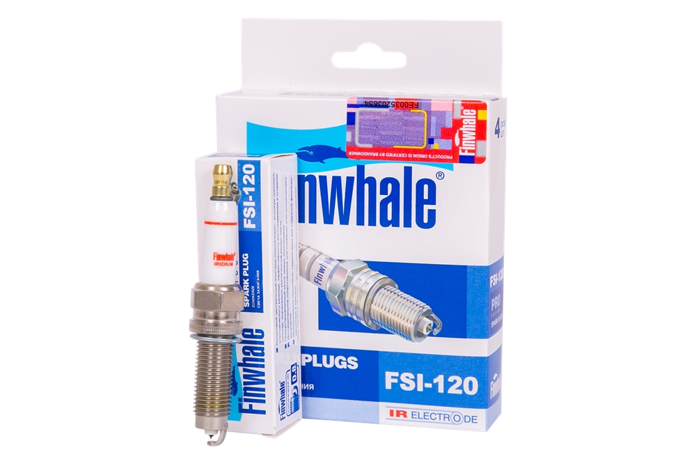 FINWHALE FSI120 Свеча зажигания  (комплект 4шт.) FSI-120