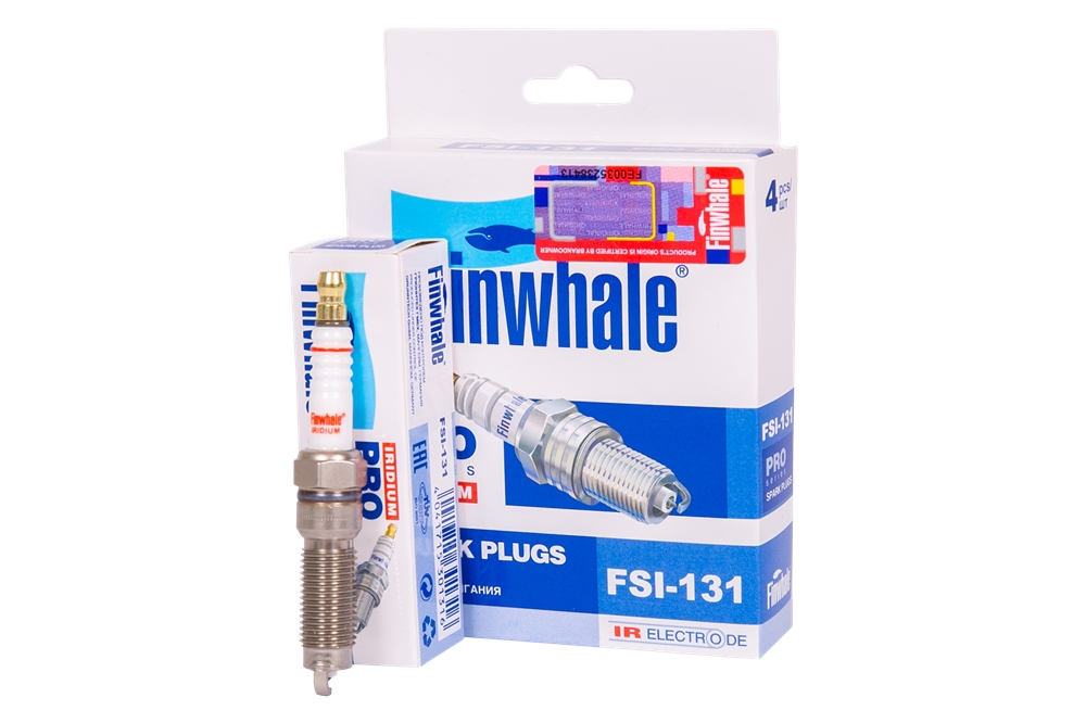 FINWHALE FSI131 Свеча зажигания (компл. 4шт./цена за 1шт.) IRIDIUM C-MAX(15-19), FOCUS(14-), KUGA(DM2) FSI131