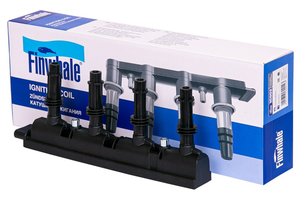 FINWHALE IC002 Катушка зажигания Aveo (T300) 1.2, 1.4/Cruze (J300) 1.4/Astra J (P10) 1.4 (модуль)