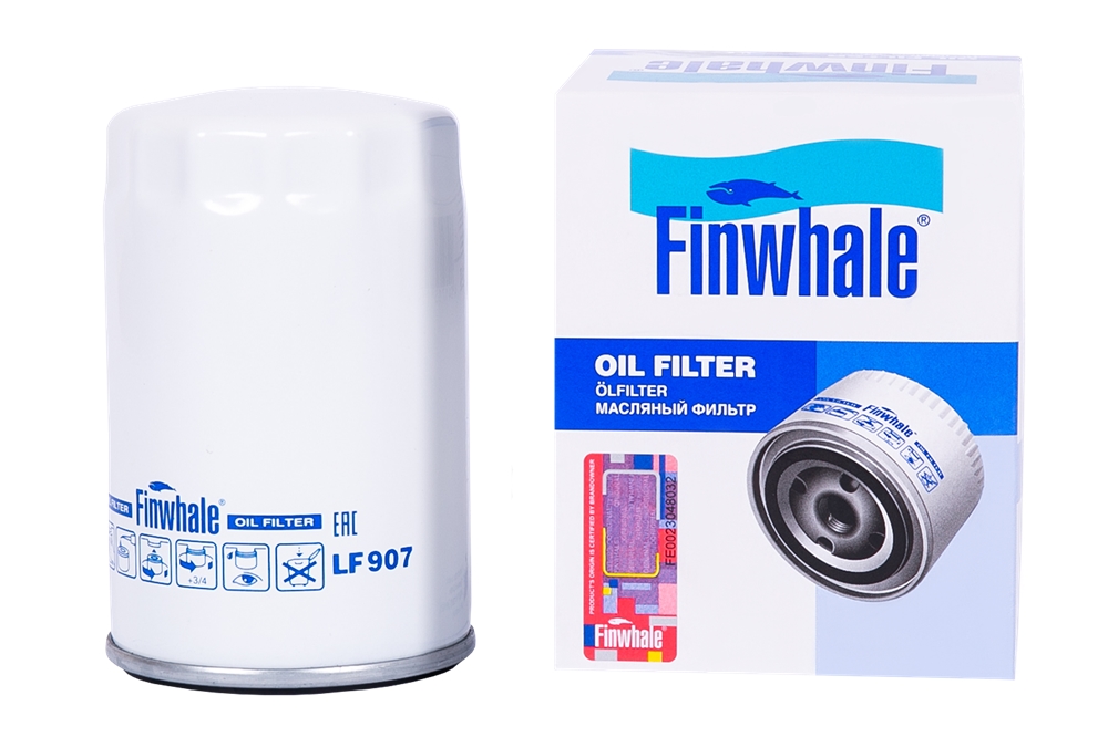 FINWHALE LF907 Фильтр масляный Golf (91-97) / Passat (94-97) / Transporter (90-03) / LF907