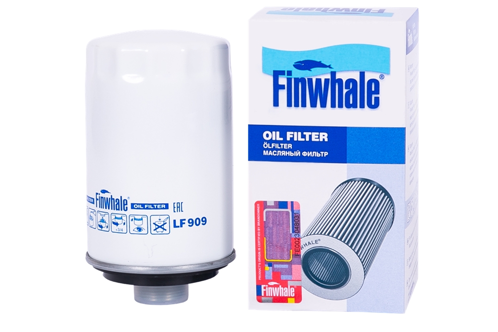 FINWHALE LF909 Фильтр масляный Golf (08-14) / Passat (10-) / Tiguan (07-) Skoda Octavia (07-) Yeti (09-) / LF909