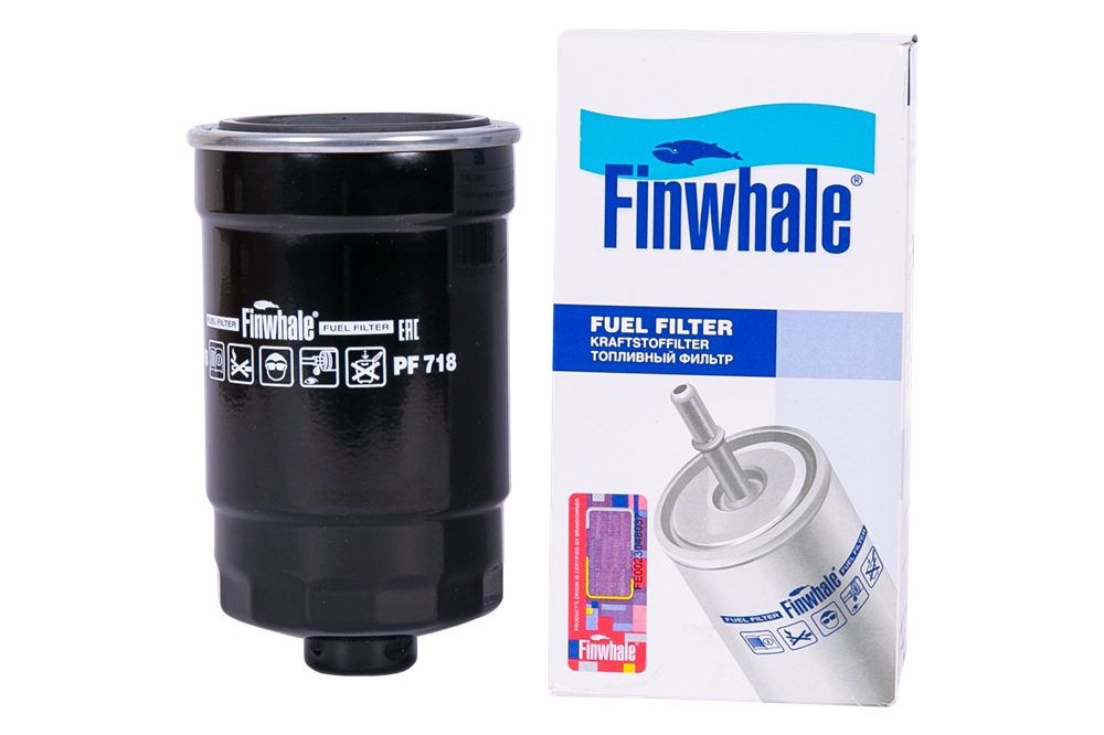 FINWHALE PF718 Фильтр топливный DIZ Ceed(08-15), H-1, IX35, Cerato, Soul, Sportage(10-), PF718