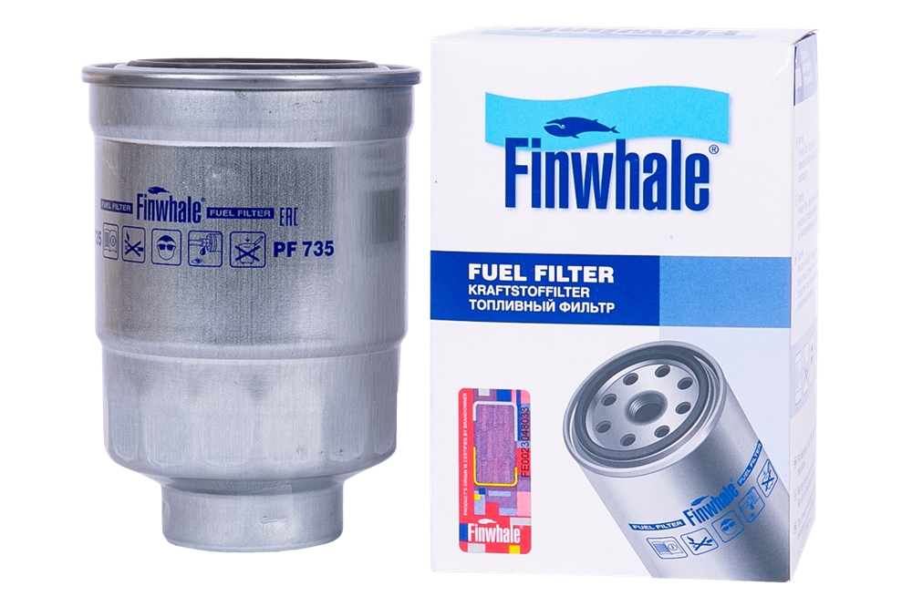 FINWHALE PF735 Фильтр топливный DIZ Porter(04-15) Galloper(91-03), Starex/H1(97-07), Terracan(01-06) PF735