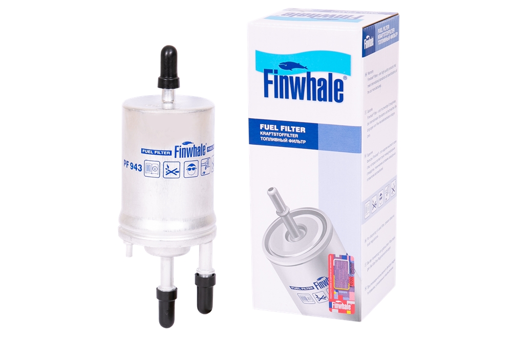 FINWHALE PF943 Фильтр топливный RAPID(NH3, NK3, NK6), POLO(6R1, 6C1), FABIA, YETI(5L), OCTAVIA