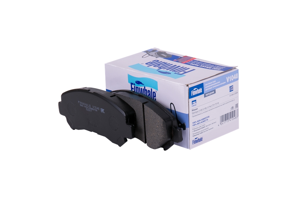 FINWHALE V1048 Колодки передние дисковые