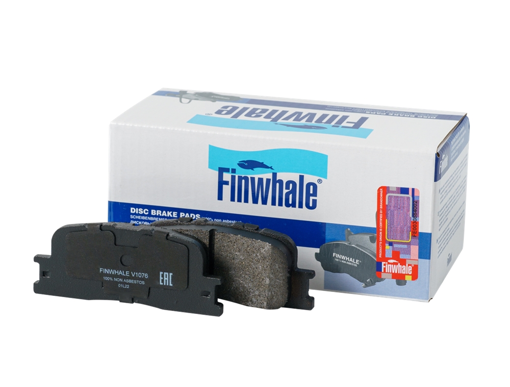 FINWHALE V1076 Колодки тормозные TOYOTA CAMRY ( V30 ) 2.4/3.0 01>04/HIGHLANDER 00>07 задние