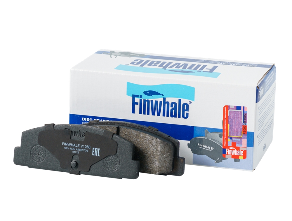FINWHALE V1086 Колодки тормозные MAZDA RX 7 92>/MAZDA 323 1.8 T/626 91>94 задние