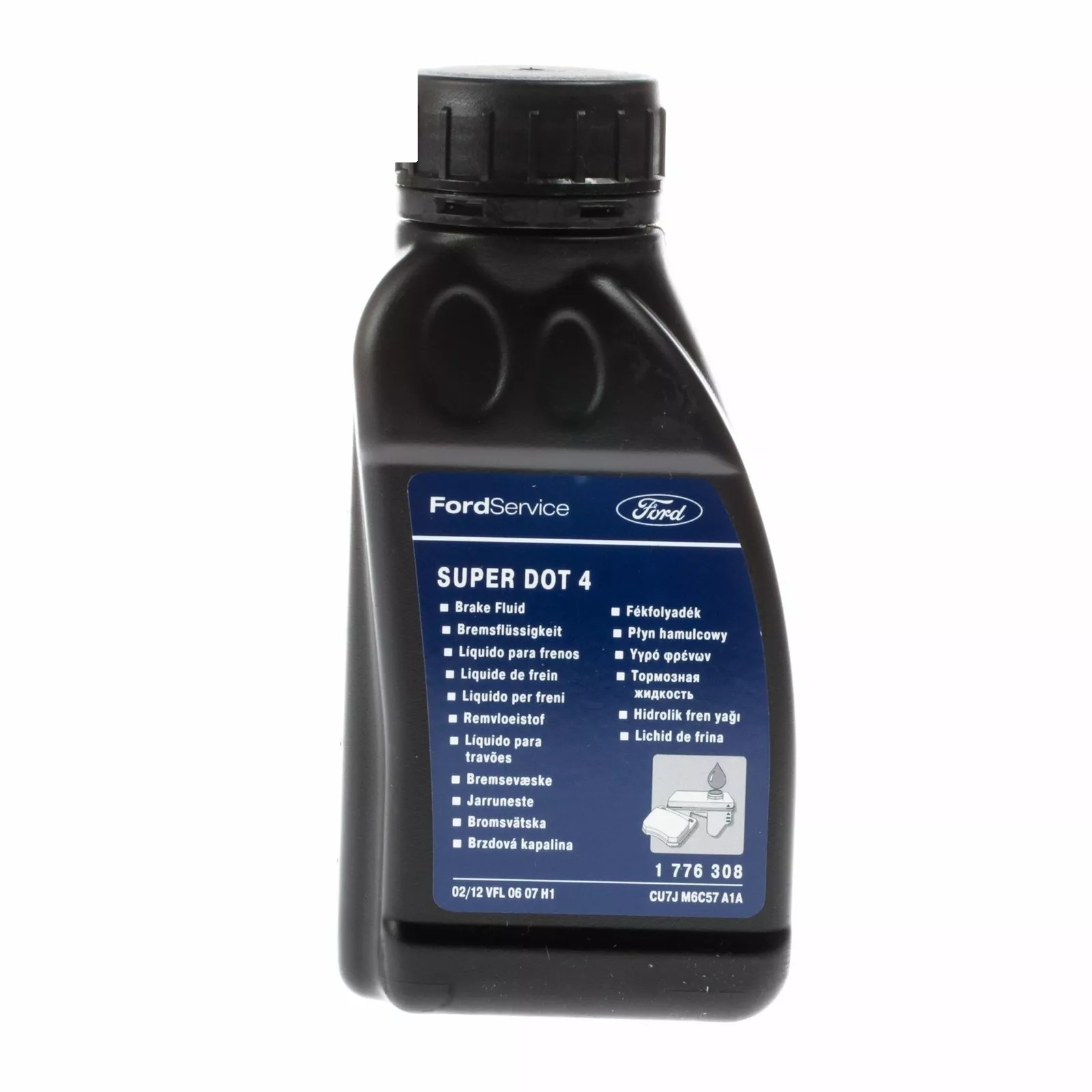 FORD 1776308 Тормозная жидкость! Ford super dot-4 (0.25l)\