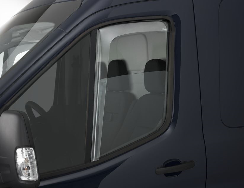 FORD 2104599 Комплект воздушного дефлектора, Прозрачный, Передний
