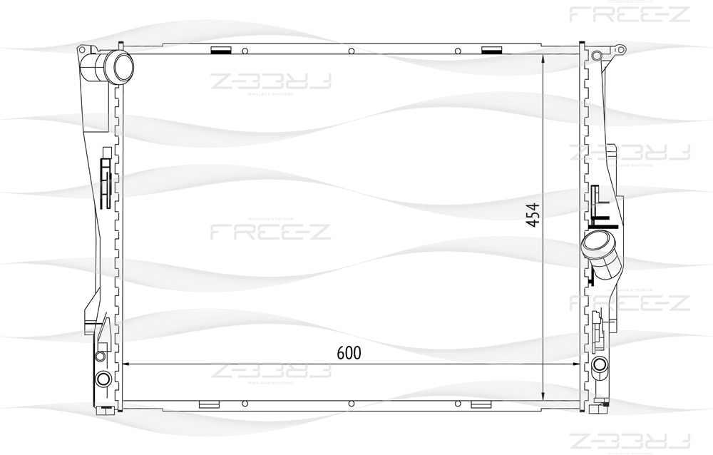 FREE-Z KK0123 Радиатор охлаждения