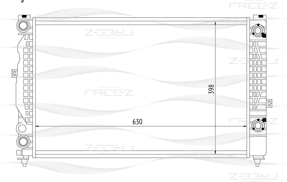 FREE-Z kk0101 Радиатор охлаждения