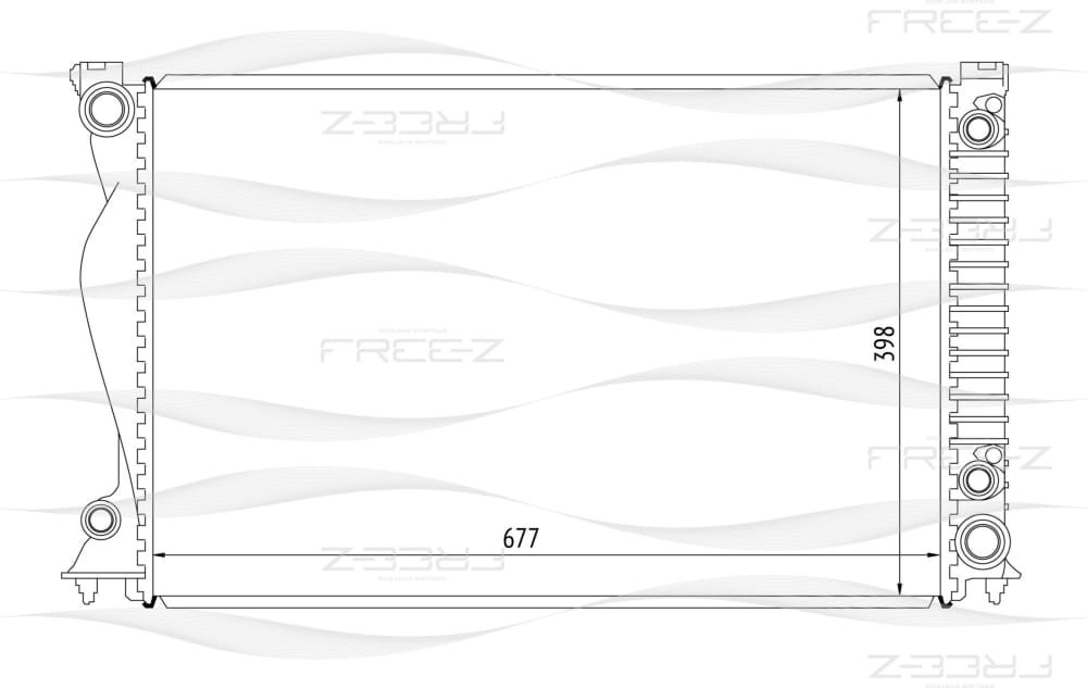 FREE-Z kk0102 Радиатор охлаждения