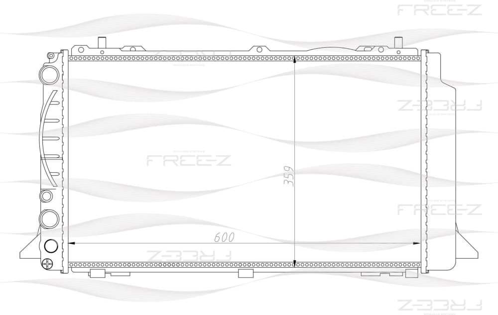 FREE-Z KK0114 Радиатор охлаждения